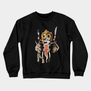 Leo and Elle look for dinner Crewneck Sweatshirt